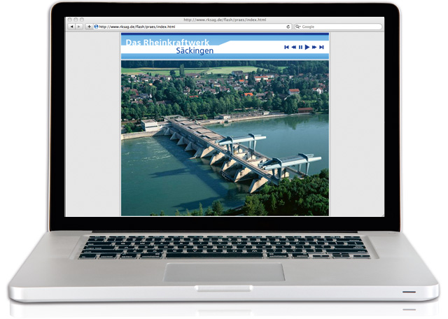 FlexPresenter Rheinkraftwerk Säckingen